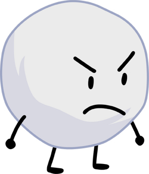 This is the Avatar Image for the Snowball [BFDI] AI Voice and Text to Speech Generator